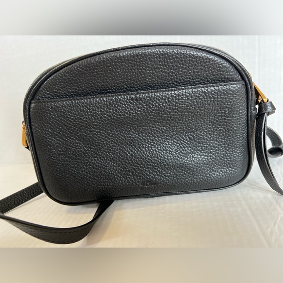 NWT J Crew Womens Devon Camera Small Leather  Black Bag  $128.00. - Picture 2 of 12